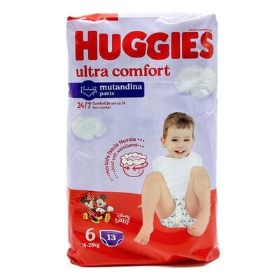 Подгузники-трусики Huggies Ultra Comfort Unisex Pants с персонажами Диснея размер 6, 15-25 кг, 13 шт.