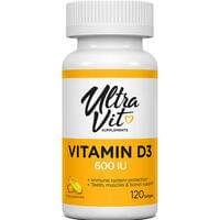 Vplab UltraVit Vitamin D3 2000 МО капсули №120 (флакон)