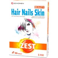 Купить Зест Beauty Hair, Nails, Skin капсулы №30 (2 блистера х 15 капсул) Зест Beauty Hair, Nails, Skin капсулы №30 (2 блистера х 15 капсул)