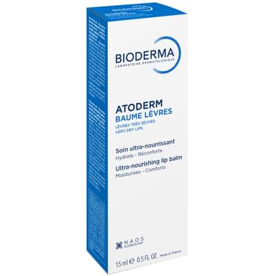 Бальзам для губ Bioderma Atoderm для сухої шкіри 15 мл