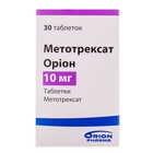 Метотрексат Оріон таблетки по 10 мг №30 (флакон)