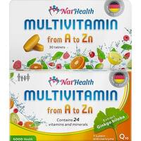 Nathealth Мультивитамины от А до Zn таблетки №30