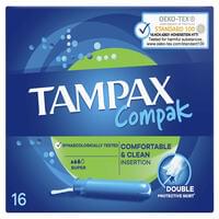 Тампони Tampax Compak Super Duo з аплікатором 16 шт.