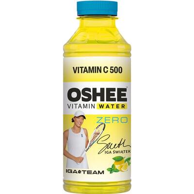 Вода вітамінна Oshee Vitamin Water негазований напій зі смаком лимона-м'яти з додаванням вітаміну С 555 мл