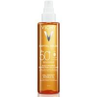 Масло для кожи лица тела и кончиков волос Vichy Capital Soleil солнцезащитная водостойкая SPF 50+ 200 мл
