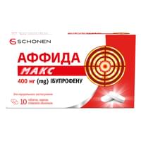 Аффіда Макс Алкалоїд таблетки по 400 мг №10 (блістер)
