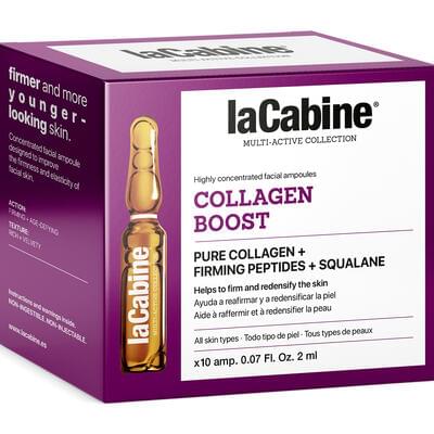 Висококонцентровані ампули для обличчя La Cabine Collagen Boost із колагеном для пружності шкіри по 2 мл 10 шт.
