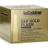 Висококонцентровані ампули для обличчя La Cabine 24К Gold Flash з ефектом сяйва шкіри по 2 мл 10 шт.
