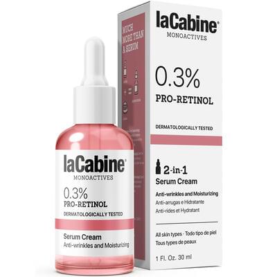 Крем-сироватка для обличчя La Cabine 0,3% Pro-Retinol 2 в 1 з проретинолом 0,3% проти зморшок зволожуюча 30 мл