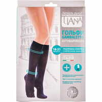 Гольфы антиварикозные Tiana 851 140 den 18-21 мм рт. ст. размер 5 черные