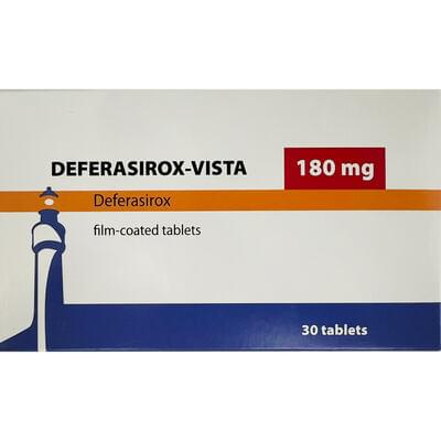 Деферасирокс-Виста таблетки по 180 мг №30 (3 блистера х 10 таблеток)