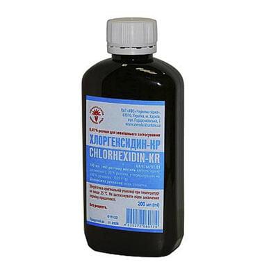 Хлоргексидин-КР раствор д/наруж. прим. 0,05% по 200 мл (флакон)