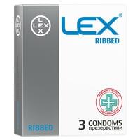 Презервативи Lex Ribbed 3 шт.