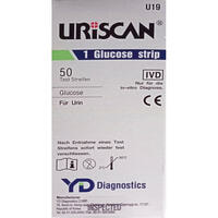 Тест-смужка для визначення глюкози у сечі Uriscan U-19 50 шт.