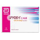 Бруфен гранулы шип. по 600 мг №30 (саше)