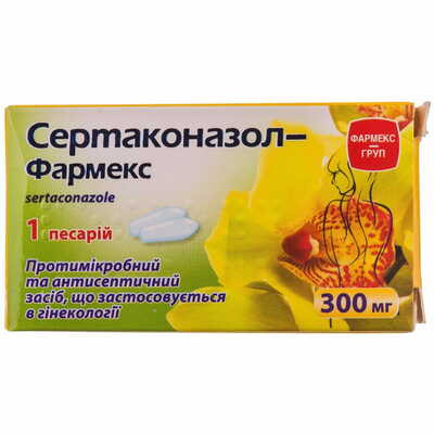 Сертаконазол-Фармекс пессарии по 300 мг №1 (блистер)
