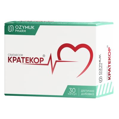 Кратекор капсулы №30 (3 блистера х 10 капсул)