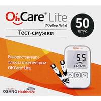 Тест-смужки для глюкометра Oh'Care Lite 50 шт.