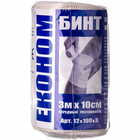 Бинт эластичный Медтекстиль Эконом средней растяжимости 3 м х 10 см