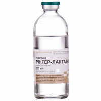 Рингера-Лактатный раствор д/инф. по 200 мл (бутылка)