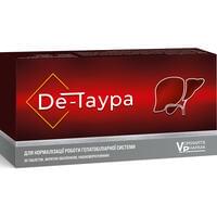 Де-таура таблетки по 250 мг №30 (2 блістери х 15 таблеток)
