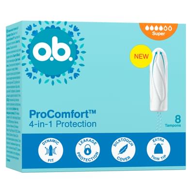 Тампони гігієнічні O.B. ProComfort Super 8 шт.