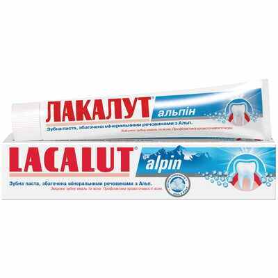 Зубна паста Lacalut Альпін 75 мл