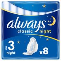 Прокладки гігієнічні Always Classic Night 8 шт.