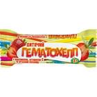 Гематохелп гематоген Гематовіт Solution Pharm з альбуміном, вітаміном С та ягодами полуниці плитка 40 г