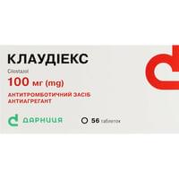 Клаудіекс таблетки по 100 мг №56 (2 блістери х 28 таблеток)