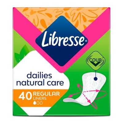 Прокладки щоденні Libresse Natural Normal Plus 40 шт.
