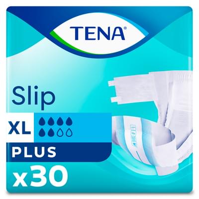 Підгузки для дорослих Tena Slip Plus Extra Large Розмір 3 XL 30 шт.