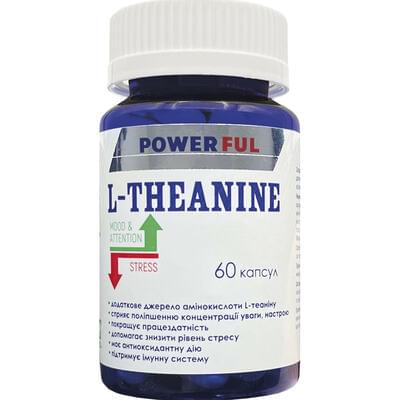 Powerful L-теанін із вмістом L-теаніну капсули по 250 мг №60