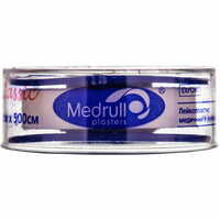 Пластир медичний Medrull Classic на тканинній основі 1 см х 500 см 1 шт.