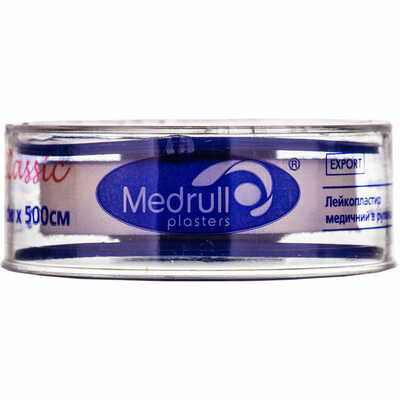 Пластырь медицинский Medrull Classic на тканевой основе 1 см х 500 см 1 шт.