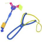 Игрушка Sinovest Group Летающий пропеллер с запуском из рогатки со световым эффектом 16 см цвета в ассортименте