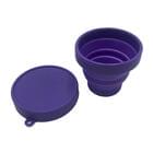 Стакан складной туристический Sinovest Group силикиновый с крышкой 200 мл