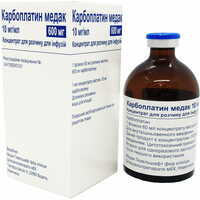 Карбоплатин Медак концентрат д/инф. 600 мг по 60 мл (флакон)