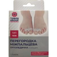 Перегородка межпальцевая Торос 1036 с кольцом размер L