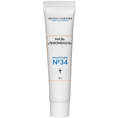 Левомеколь Аптека Павлова мазь по 30 г (туба)