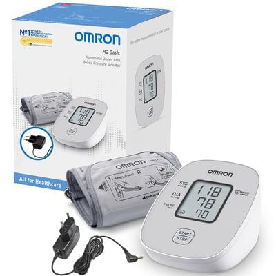 Тонометр Omron M2 Basic HEM-7121J-E автоматический + адаптер переменного тока HHP-CM01