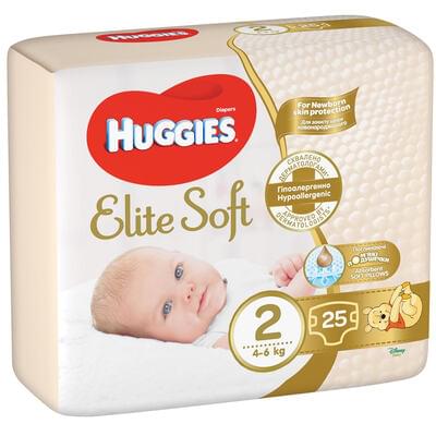 Підгузки Huggies Elite Soft размер 2, 4-6 кг, 25 шт.