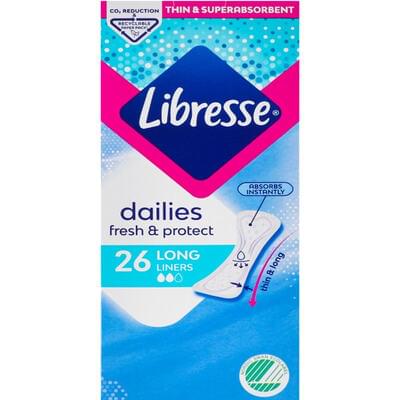 Прокладки ежедневные Libresse Daily Fresh Long 26 шт.