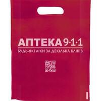 Пакет Еко-сумка 911 з донним розширенням 23,5 см x 28 см бордова