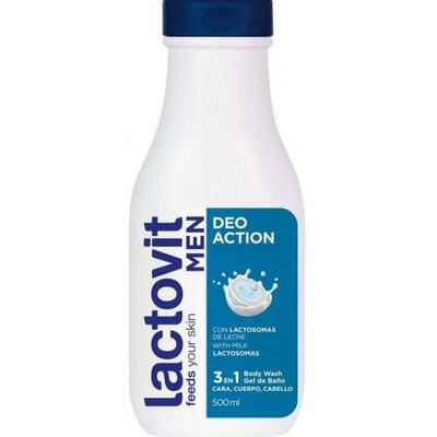 Гель для душа Lactovit Deoaction для мужчин 500 мл