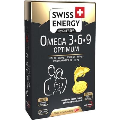 Swiss Energy Omega 3-6-9 Optimum капсулы №30 (2 блистера х 15 капсул)
