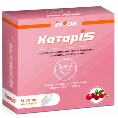 КатарIS порошок д/орал. розчину по 4,3 г №6 (саше)
