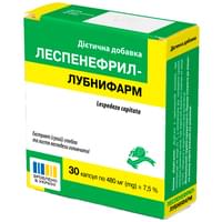 Купити Леспенефрил-Лубнифарм капсули №30 (3 блістери х 10 капсул) Леспенефрил-Лубнифарм капсули №30 (3 блістери х 10 капсул)