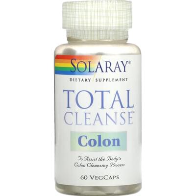 Solaray Total Cleanse Colon Комплекс для очищення кишечника капсули №60