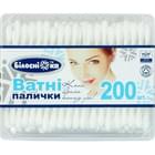 Ватні палички Білосніжка у коробці 200 шт.